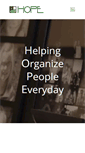 Mobile Screenshot of hopeorganizing.com
